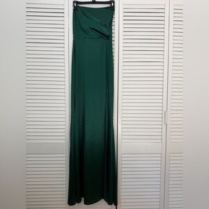 Windsor Elegant Emerald Maxi Dress